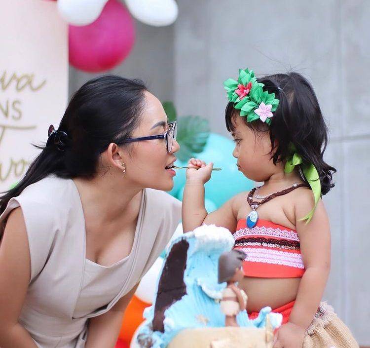 ulang tahun kedua Chava (instagram.com/okintph)