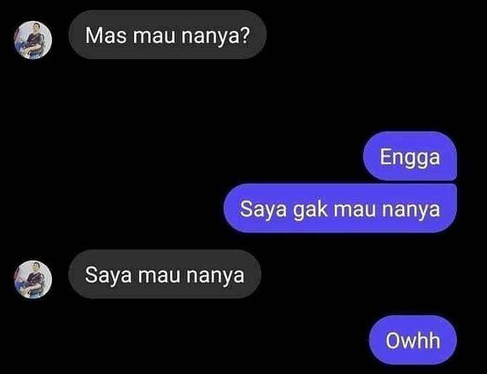 balasan chat gak mood (instagram.com/receh.id)