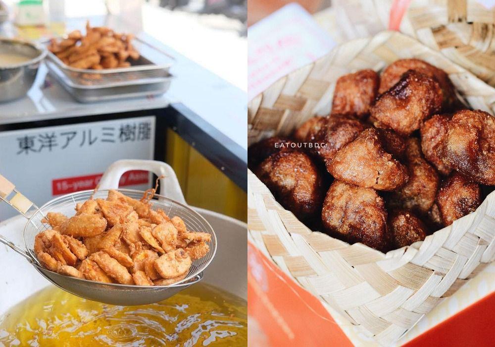 ilustrasi pisang goreng (instagram.com/jktfoodbang) | ilustrasi getuk goreng (instagram.com/eatoutbdg)