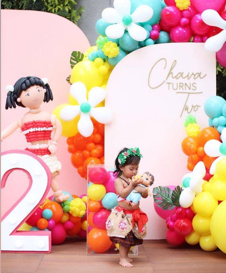 ulang tahun kedua Chava (instagram.com/vienstasman)
