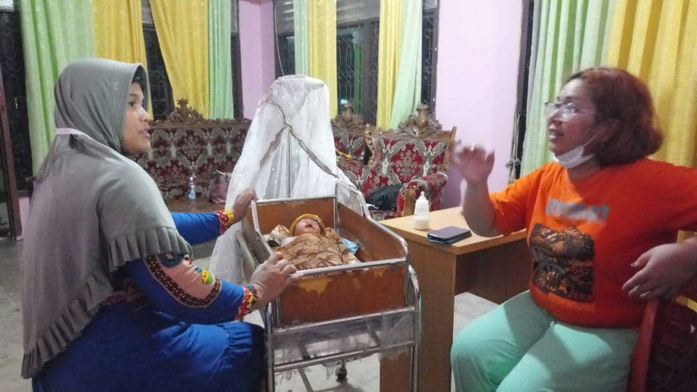 Warga Jalan Nusantara, Kelurahan Labuhan Ratu Raya, Kecamatan Labuhan Ratu, Kota Bandar Lampung digegerkan penemuan bayi perempuan. (IDN Times/Istimewa)