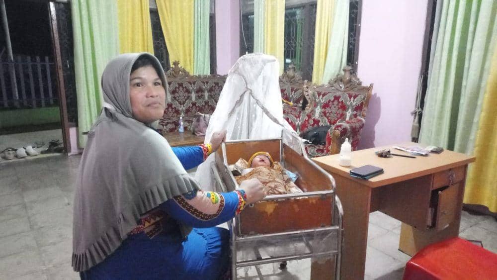 Warga Jalan Nusantara, Kelurahan Labuhan Ratu Raya, Kecamatan Labuhan Ratu, Kota Bandar Lampung digegerkan penemuan bayi perempuan. (IDN Times/Istimewa)