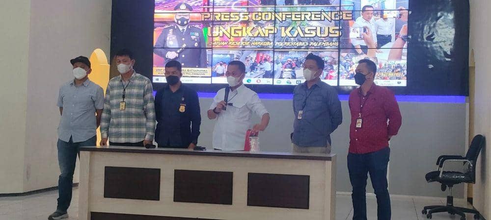 42 tersangka peredaran narkotika di Palembang ditangkap dalam sebulan terakhir (IDN Times/istimewa)