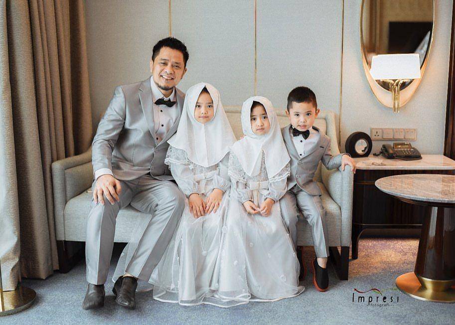 potret Ori Vitrio dan anak-anaknya (instagram.com/okisetianadewi)