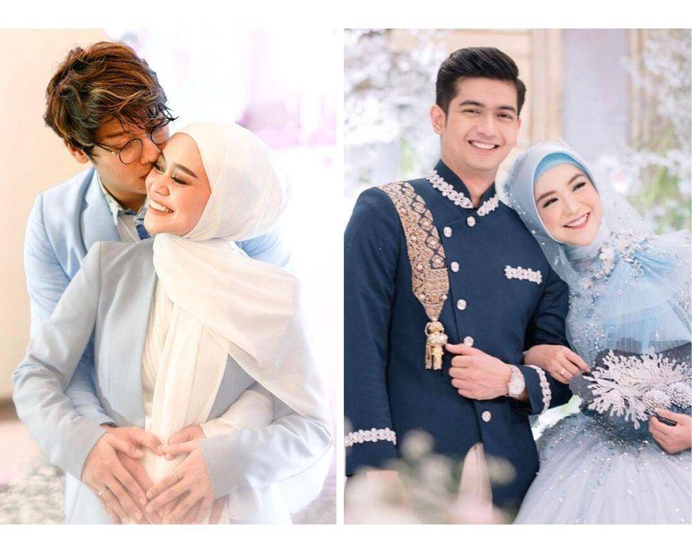 Lesti Kejora dan Rizky Billar (@askar_photography via instagram.com/lestykejora) - Ria Ricis dan Teuku Ryan (@imagenic via Instagram.com/riaricis1795)