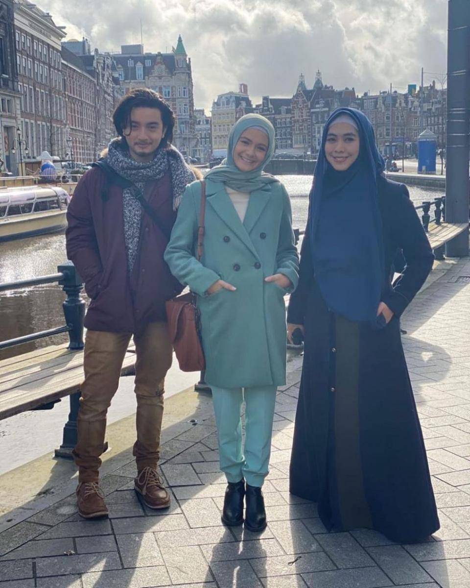 Bryan Domani, Amanda Rawles, dan Oki Setiana Dewi (instagram.com/okisetianadewi)