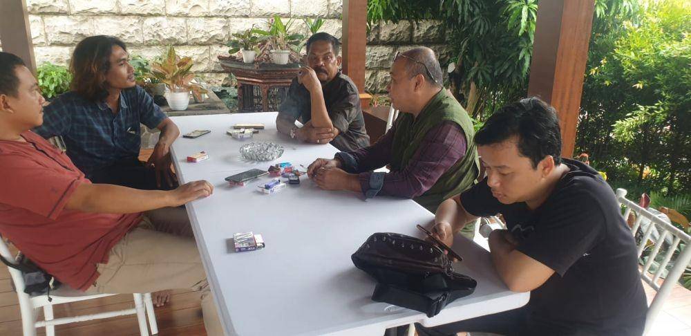 FAJI Medan melakukan audiensi kepada Tokoh Masyarakat Kota Medan, Rahudman Harahap. (Dok. IDN Times)