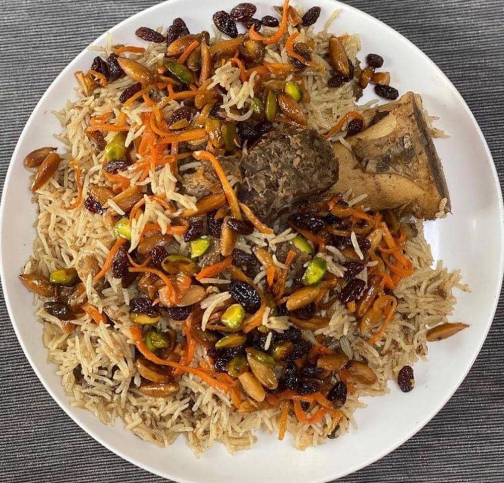 kabuli pulao (instagram.com/eat_with_ria)