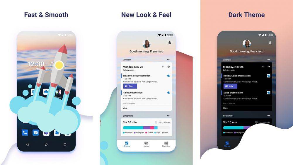 ilustrasi Microsoft Launcher (play.google.com)