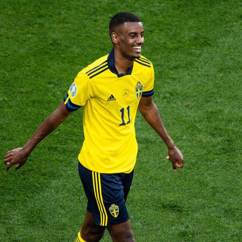 Alexander Isak saat membela timnas Swedia. (instagram.com/alex_isak)