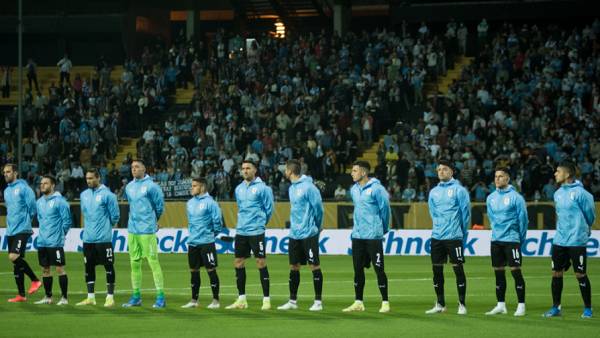 Uruguay ketika dikalahkan oleh Argentina dengan skor akhir 0-1 pada Jumat, 12 November 2021, lalu. (Twitter.com/Uruguay)