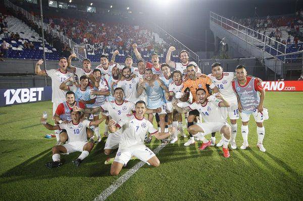 Chile ketika berhasil mengalahkan Paraguay pada Kamis, 11 November 2021, lalu. (Twitter.com/LaRoja)