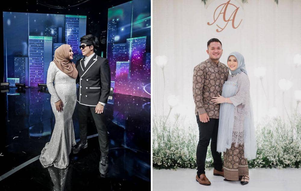 9 Potret Seleb Berhijab yang Hamil bersama Pasangannya, Suami Siaga!