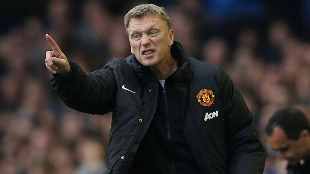 David Moyes ketika melatih Manchester United (goal.com)