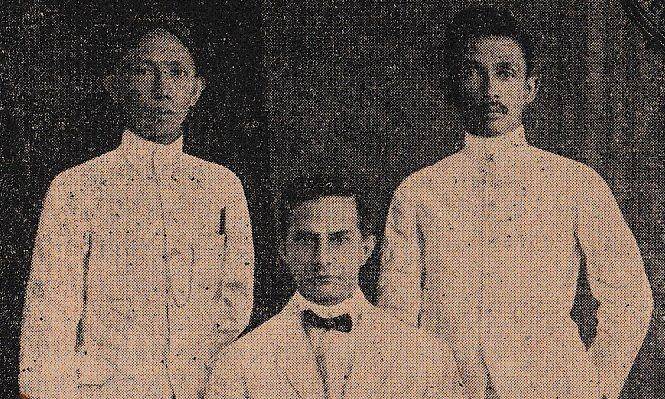 Cipto Mangunkusumo (kanan) sebagai anggota Tiga Serangkai yang membentuk Indische Partij (commons.wikiamedia.org/Crisco 1492)