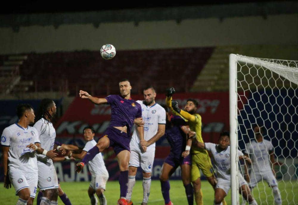 Pemain Persik melawan Arema FC.IDN Times/istimewa