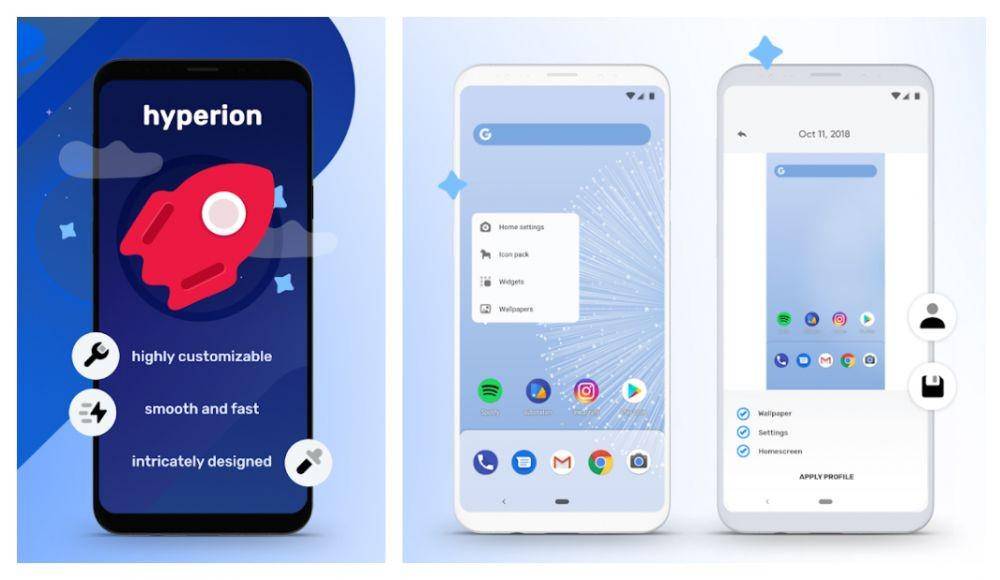 ilustrasi Hyperion Launcher (play.google.com)