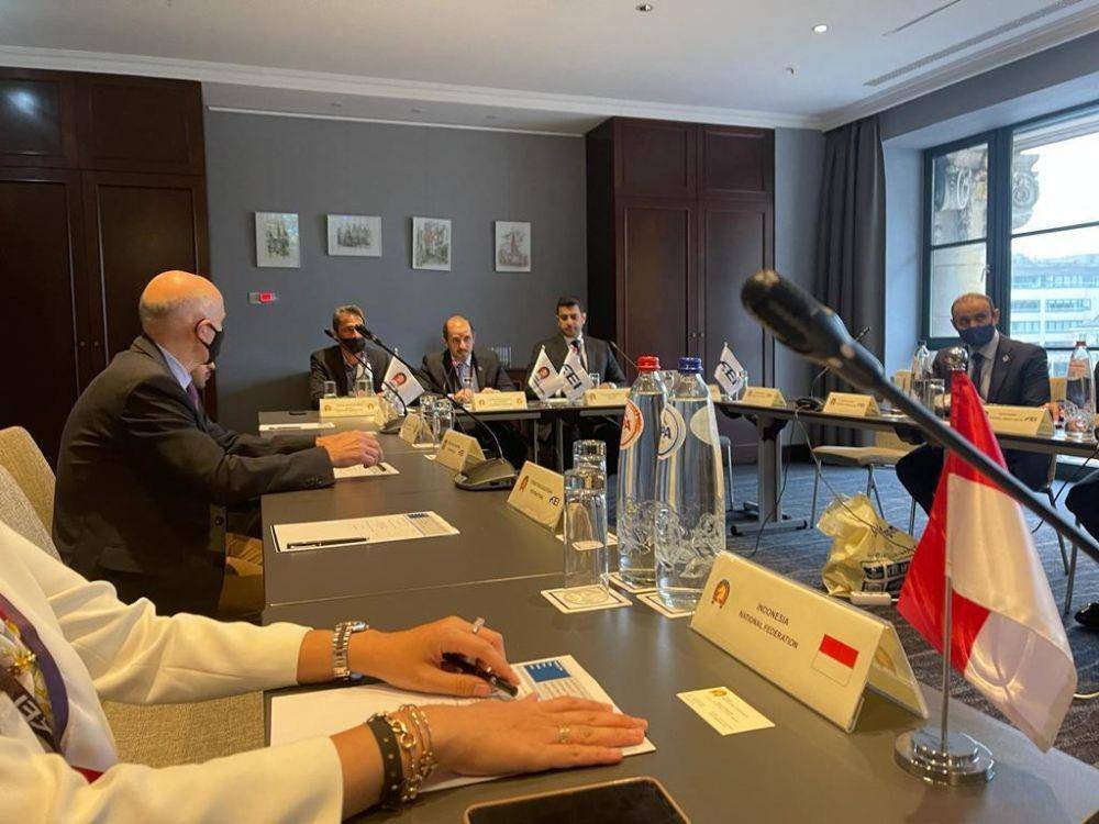 Asian Equastrian Federation (AEF), menggelar rapat untuk membahas persiapan menuju Asian Games 2022, terutama tentang masalah Equestrian Disease Free Zone (EDFZ). (Dok. PP Pordasi).