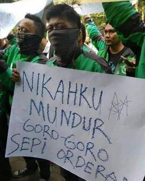 status driver ojek online (Instagram.com/newdramaojol.id)