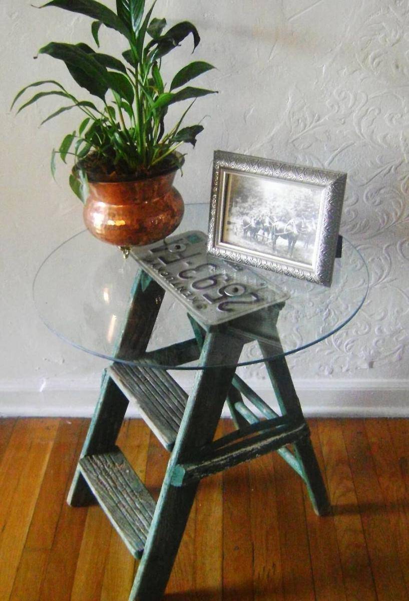 DIY Tangga Bekas Jadi Perabotan Fungsional (homebnc.com)
