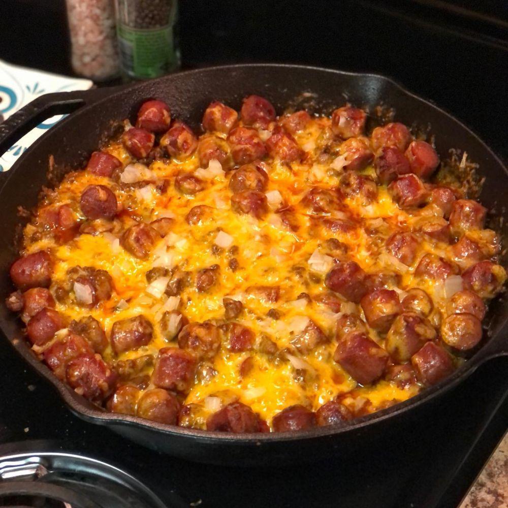 chili cheese dog casserole (instagram.com/eye_heart_food)