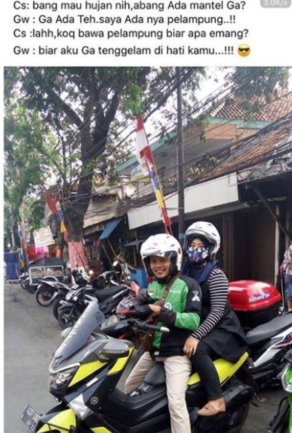status driver ojek online (Instagram.com/newdramaojol.id)