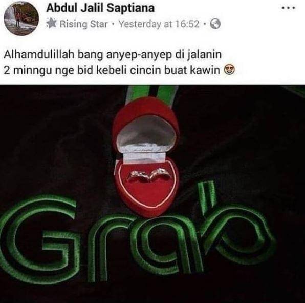 status driver ojek online (Instagram.com/newdramaojol.id)