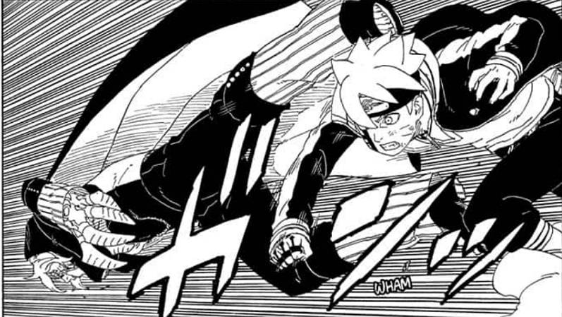 Boruto menghajar Code. mangaplus.shueisha.co.jp/Boruto: Naruto Next Generations