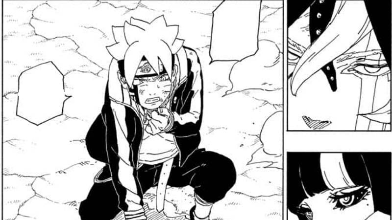 Boruto sakit mendadak. (mangaplus.shueisha.co.jp/Boruto: Naruto Next Generations )