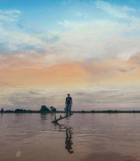 Danau Semayang di Kalimantan Timur (ig aldiriandana)