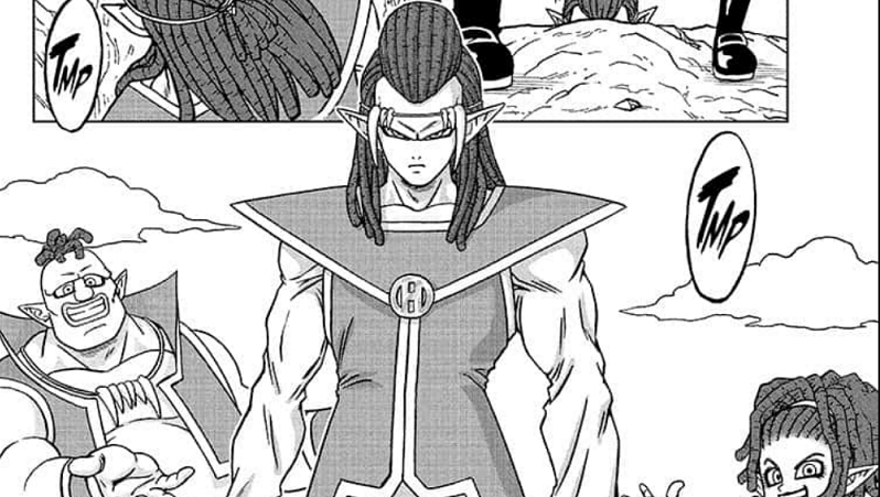 Gas dapat power up. (mangaplus.shueisha.co.jp/Dragon Ball Super)