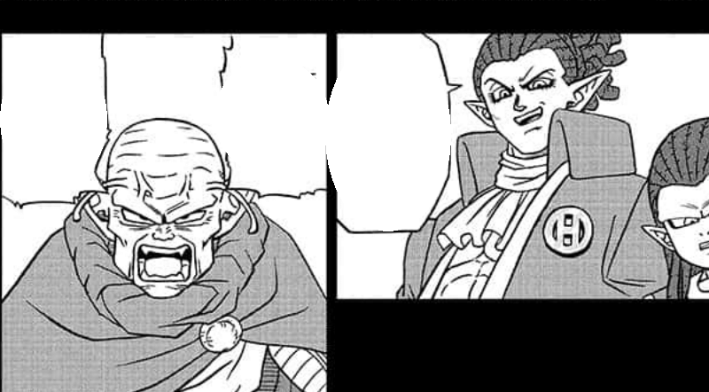 Monaito dan Elec. (mangaplus.shueisha.co.jp/Dragon Ball Super)