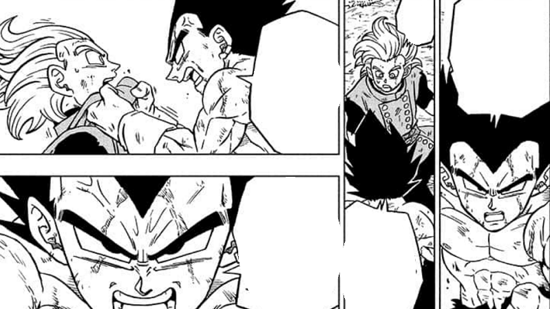 Vegeta dan Granolah. (mangaplus.shueisha.co.jp/Dragon Ball Super)