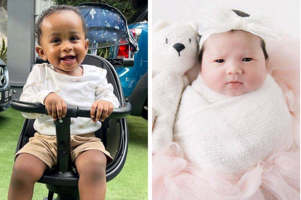 kolase foto Saint Dominic Gregory dan Mecca Ayu Amanjiva (instagram.com/kimmyjayanti | instagram.com/tiarapangestika)