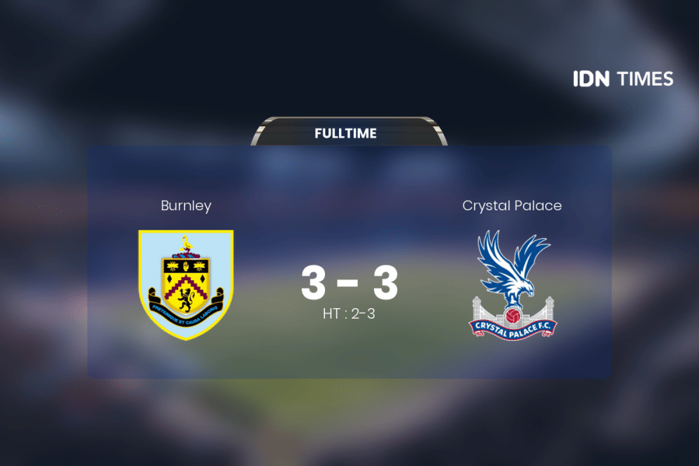 Crystal Palace Vs Burnley Tanpa Pemenang