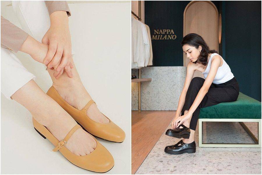 Rekomendasi mary jane shoes. (instagram.com/vimemo_id | instagram.com/nappamilano)