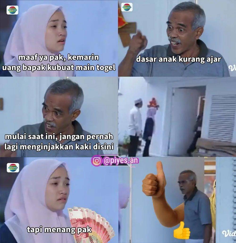 meme adegan sinetron (instagram.com/piyes.an)