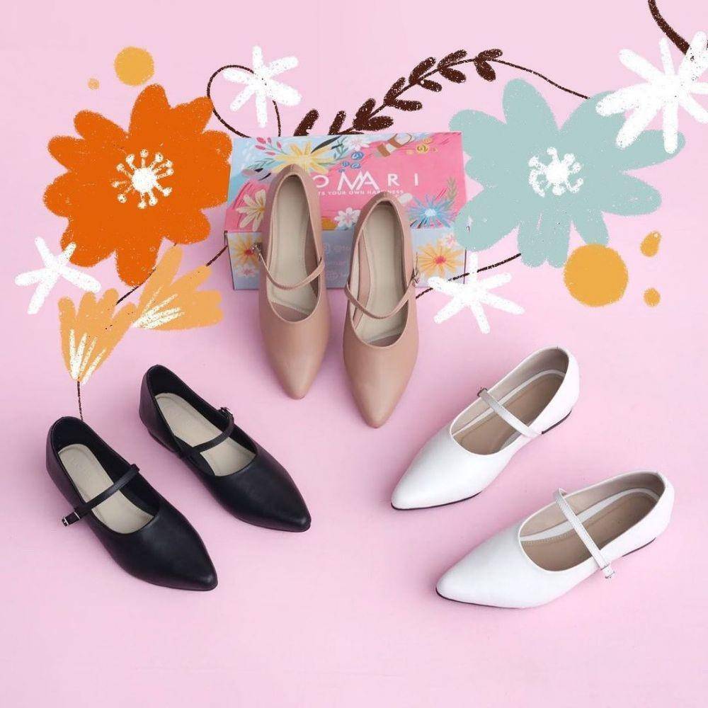 Rekomendasi mary jane shoes. (instagram.com/lomari.id)