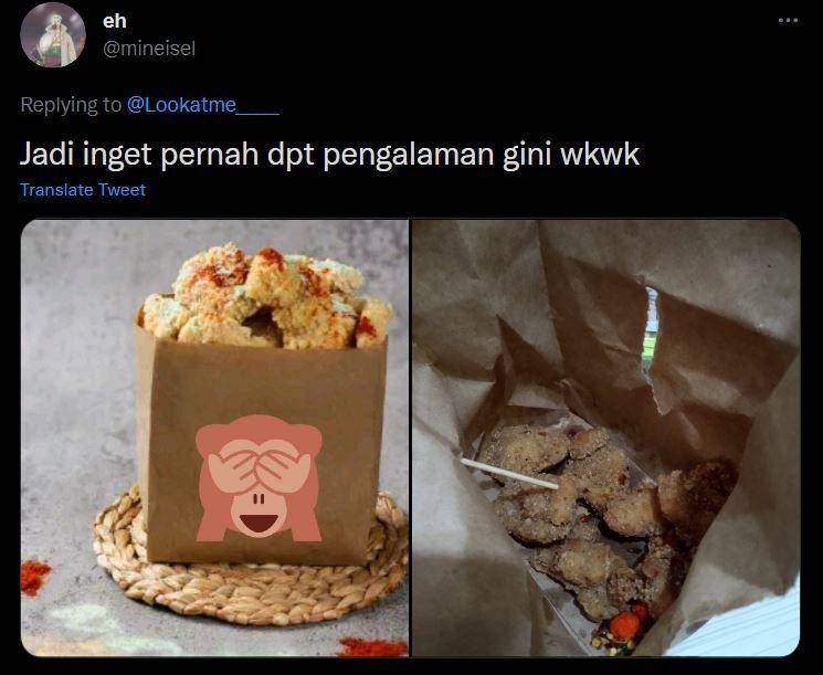 tertipu iklan makanan (twitter.com/mineisel)