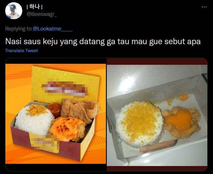 tertipu iklan makanan (twitter.com/beeswagr_)