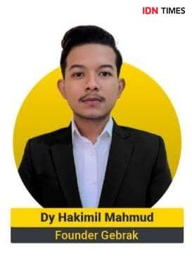 Founder Gebrak, Dy Hakimil Mahmud. (IDN Times/Muhammad Saifullah)