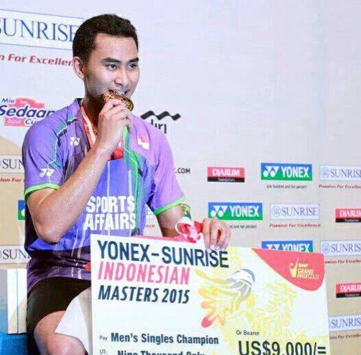 Tommy Sugiarto, juara tunggal putra Indonesia Masters 2015 (instagram.com/tommysugiarto31)