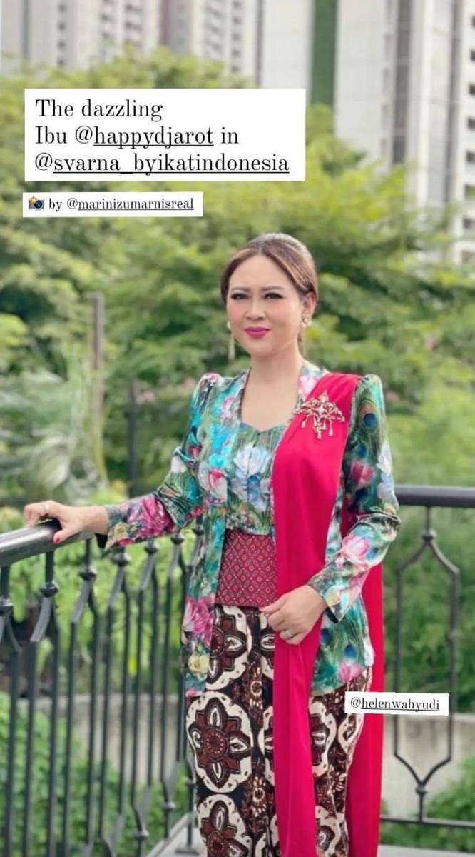 Happy Djarot dalam resepsi Winona Willy (instagram.com/didietmaulana)