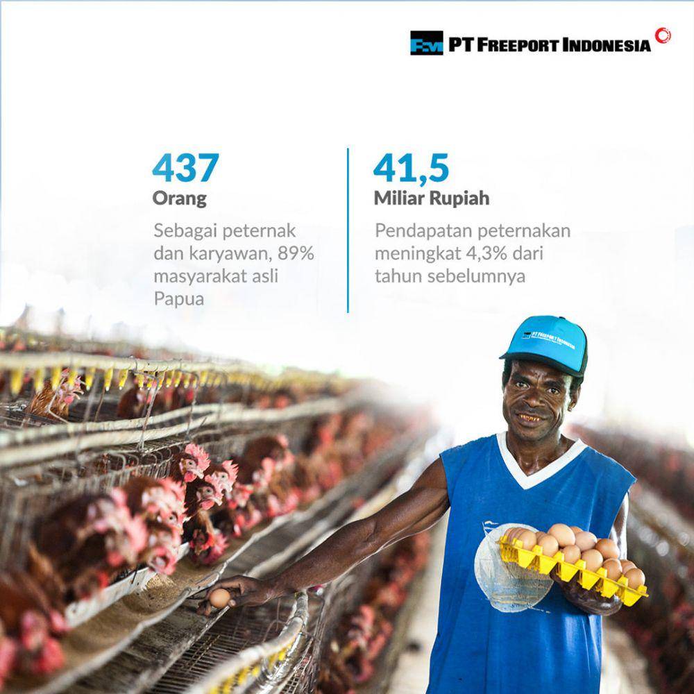 peternak ayam asli Papua (facebook.com/IDFreeport)