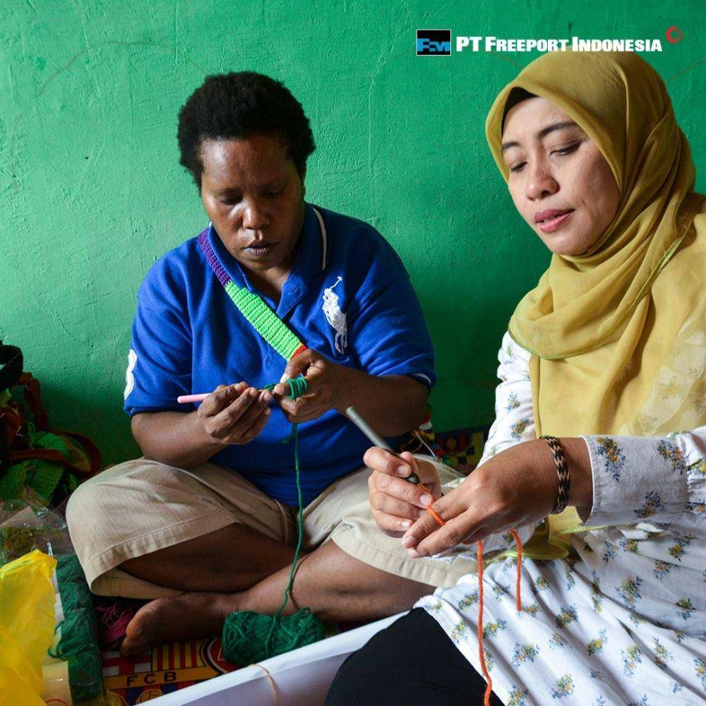 pendampingan UMKM pengusaha asli Papua (facebook.com/IDFreeport)