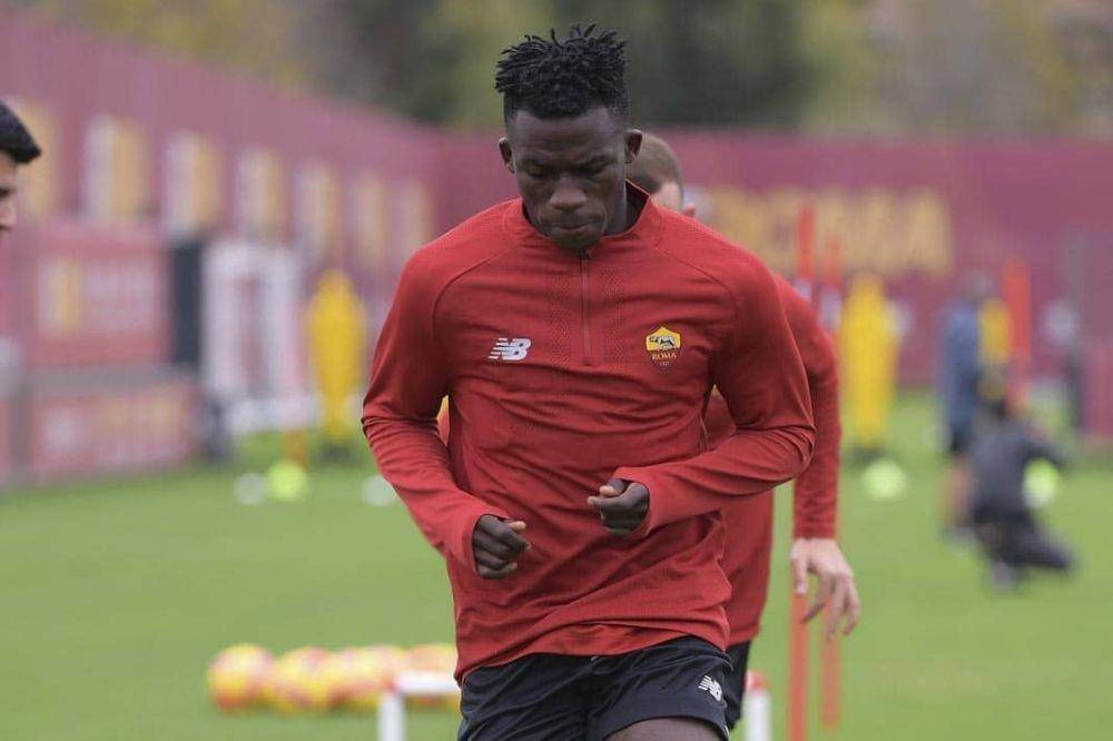 Felix Afena Gyan, pemain muda AS Roma. (instagram.com/ohenegyanfelix9)
