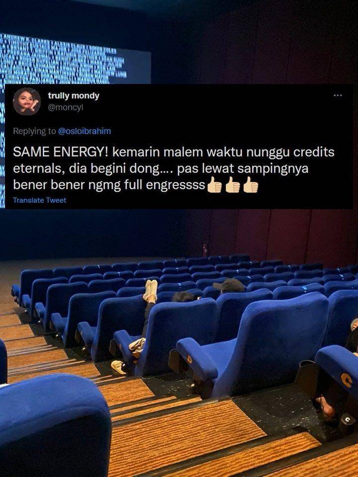 curhat pernah ketemu penonton bioskop ngeselin (twitter.com/moncyl)