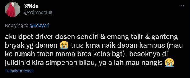 curhat kocak pesan taksi online (twitter.com/eajmadelulu)