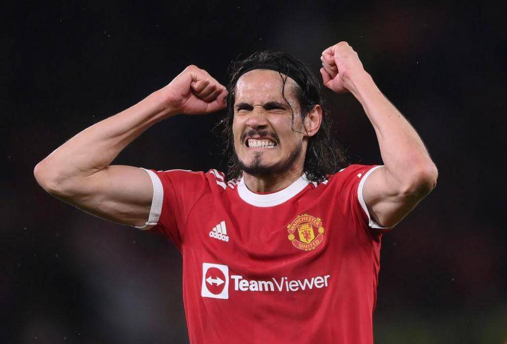 selebrasi gol Edinson Cavani (twitter.com/ECavaniOfficial)