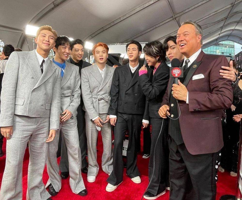 BTS di Red Carpet AMA (instagram.com/ontheredcarpet)